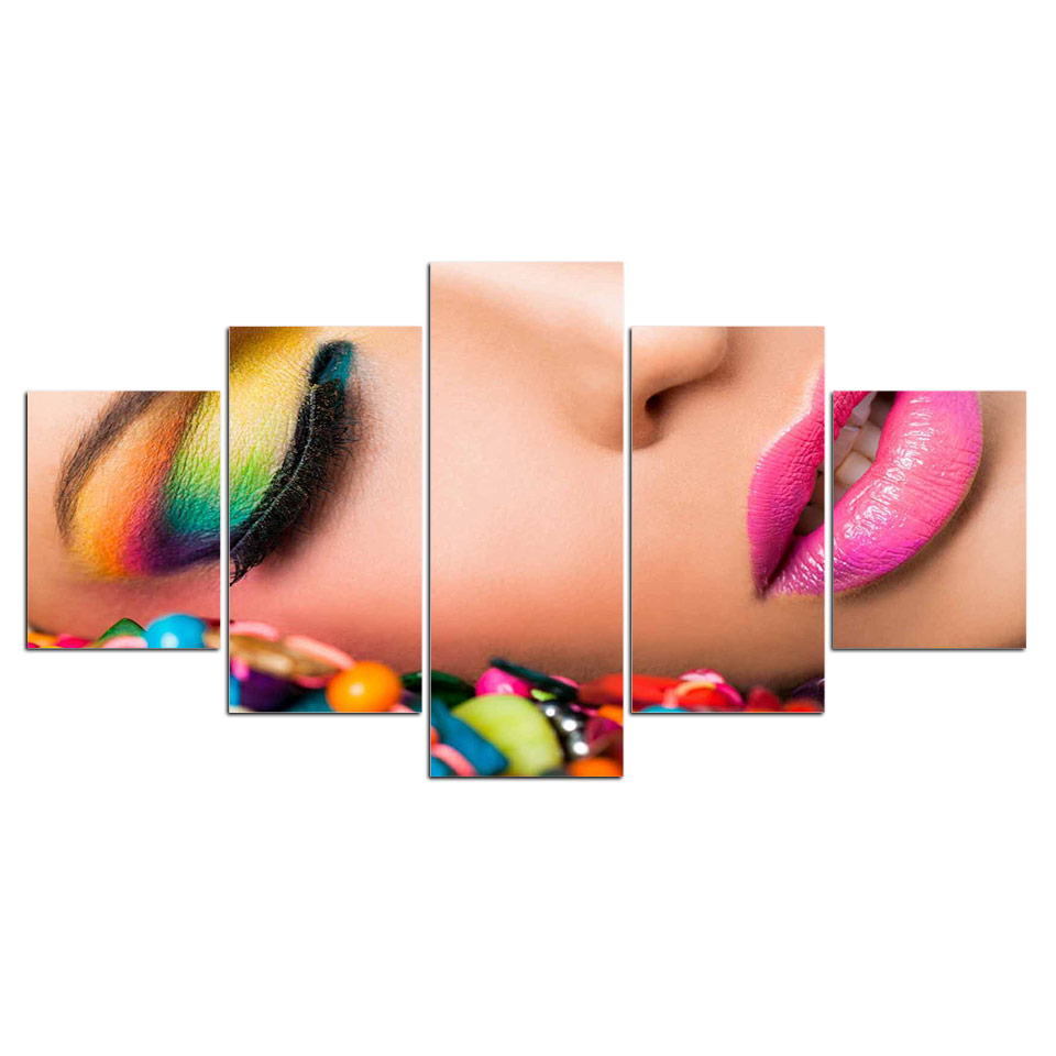 Beauty Makeup Hd - Sin marco, 5 piezas, manicura, salón
