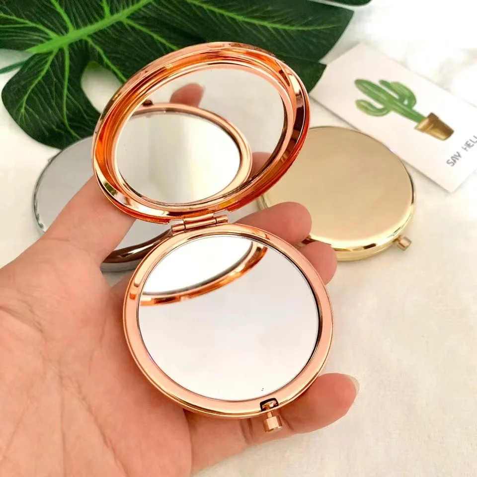 Beauty Rose Makeup - Espejo de maquillaje portátil, espejo de