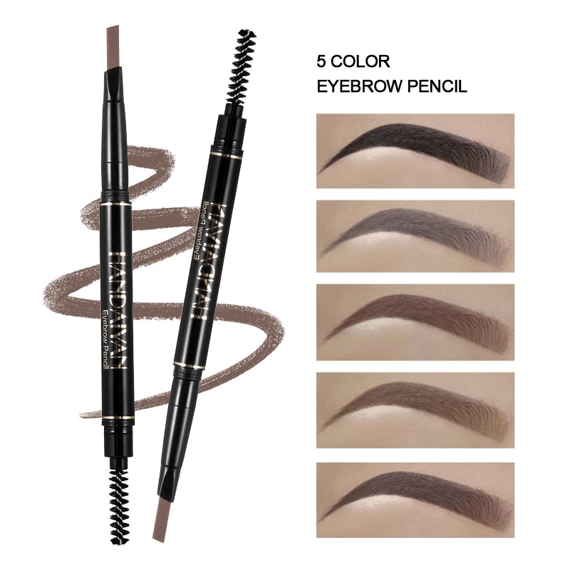 Eyebrow Pomade Pencil - HANDAIYAN lápiz de cejas giratorio automático,