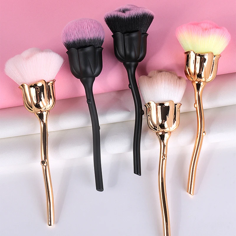 Beauty Rose Makeup - Brochas de maquillaje para colorete y