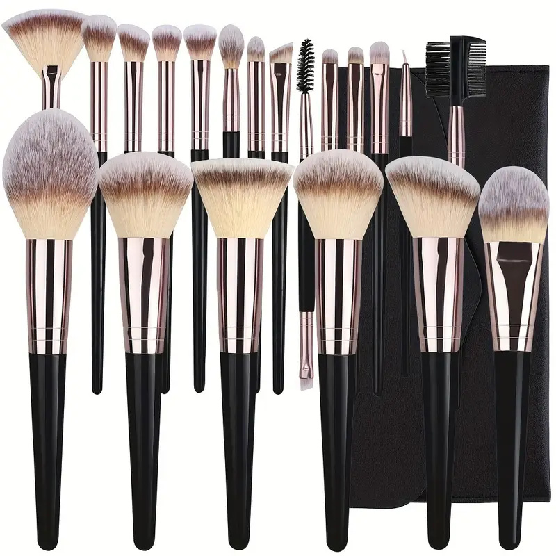 Beauty Luxe Makeup - Juego de brochas de maquillaje de