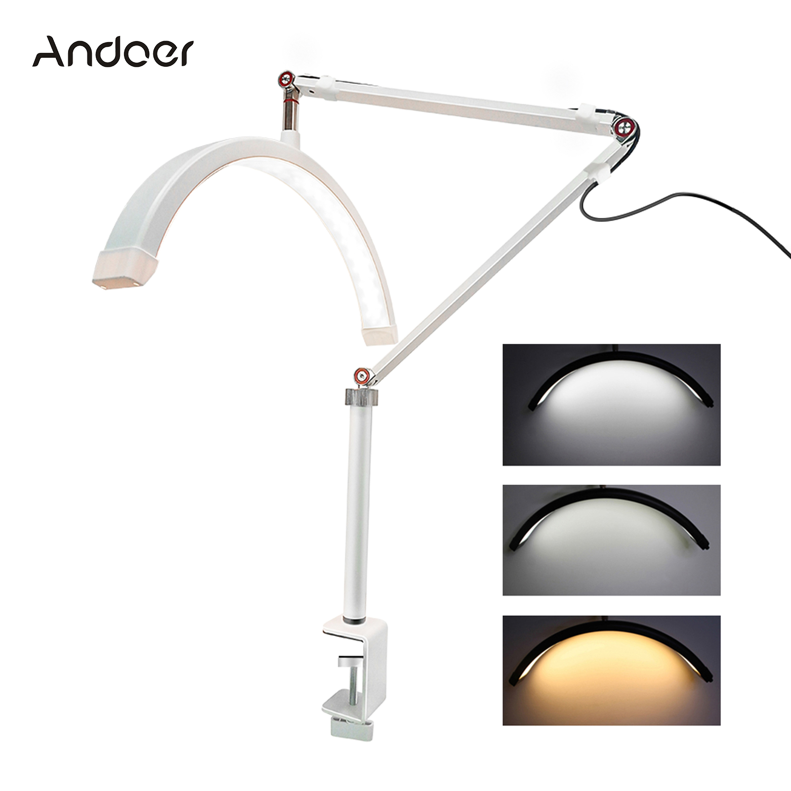 Beauty Makeup Hd - Andoer HD-M3X luz LED para vídeo