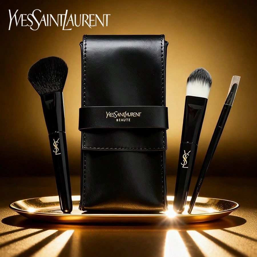 Ysl Beauty Makeup - Kit de Brochas de Maquillaje Esenciales