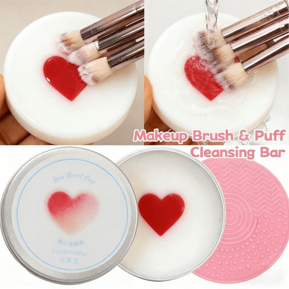 Cosmetic Sponge - Jabón Limpiador de Brochas de Maquillaje