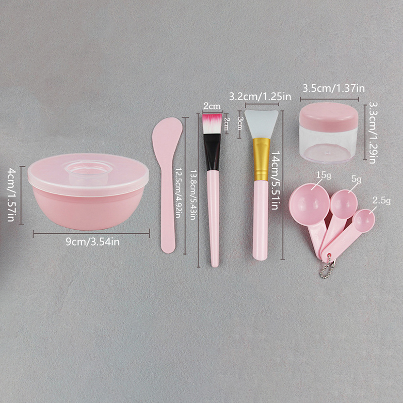 Woman Beauty Makeup - Set de Brocha Facial, Tazón y