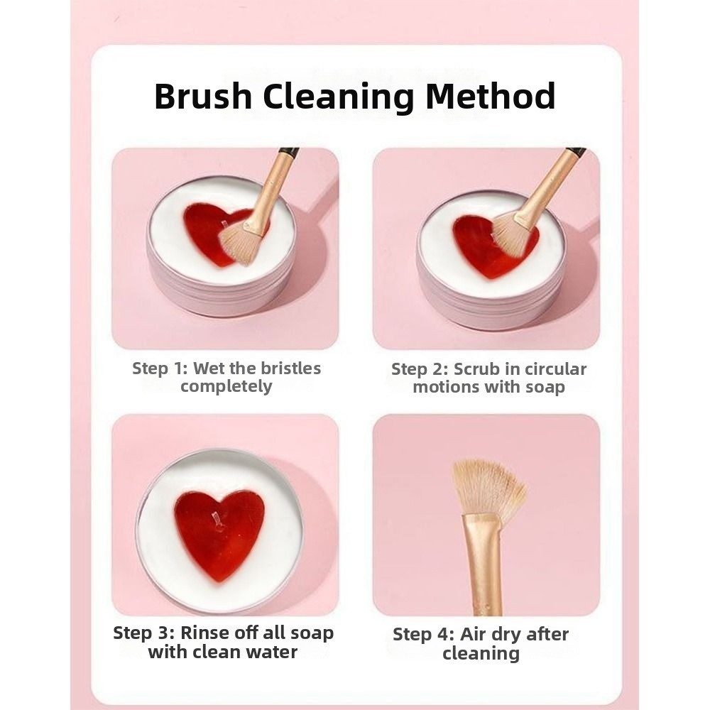 Cosmetic Sponge - Jabón Limpiador de Brochas de Maquillaje