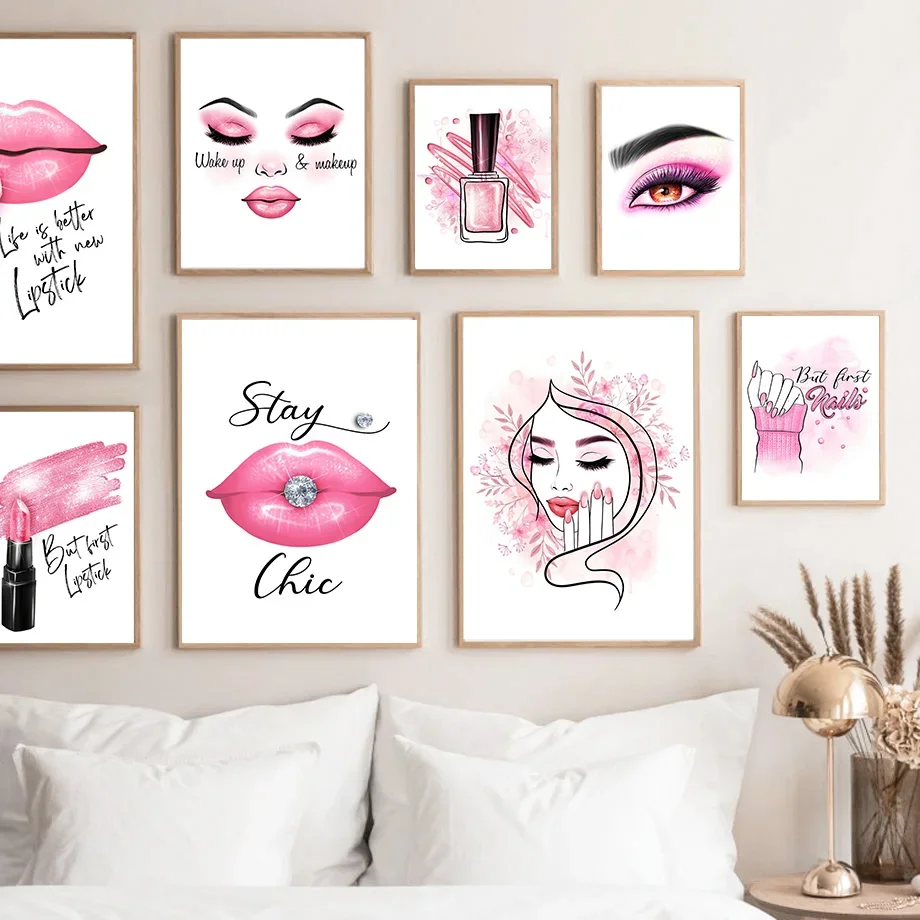 J Beauty Makeup - (Pintura en lienzo 2D) Pintura en