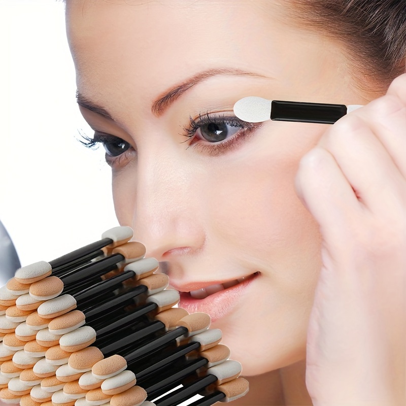 Cosmetic Sponge - Aplicador de sombra de ojos desechable,