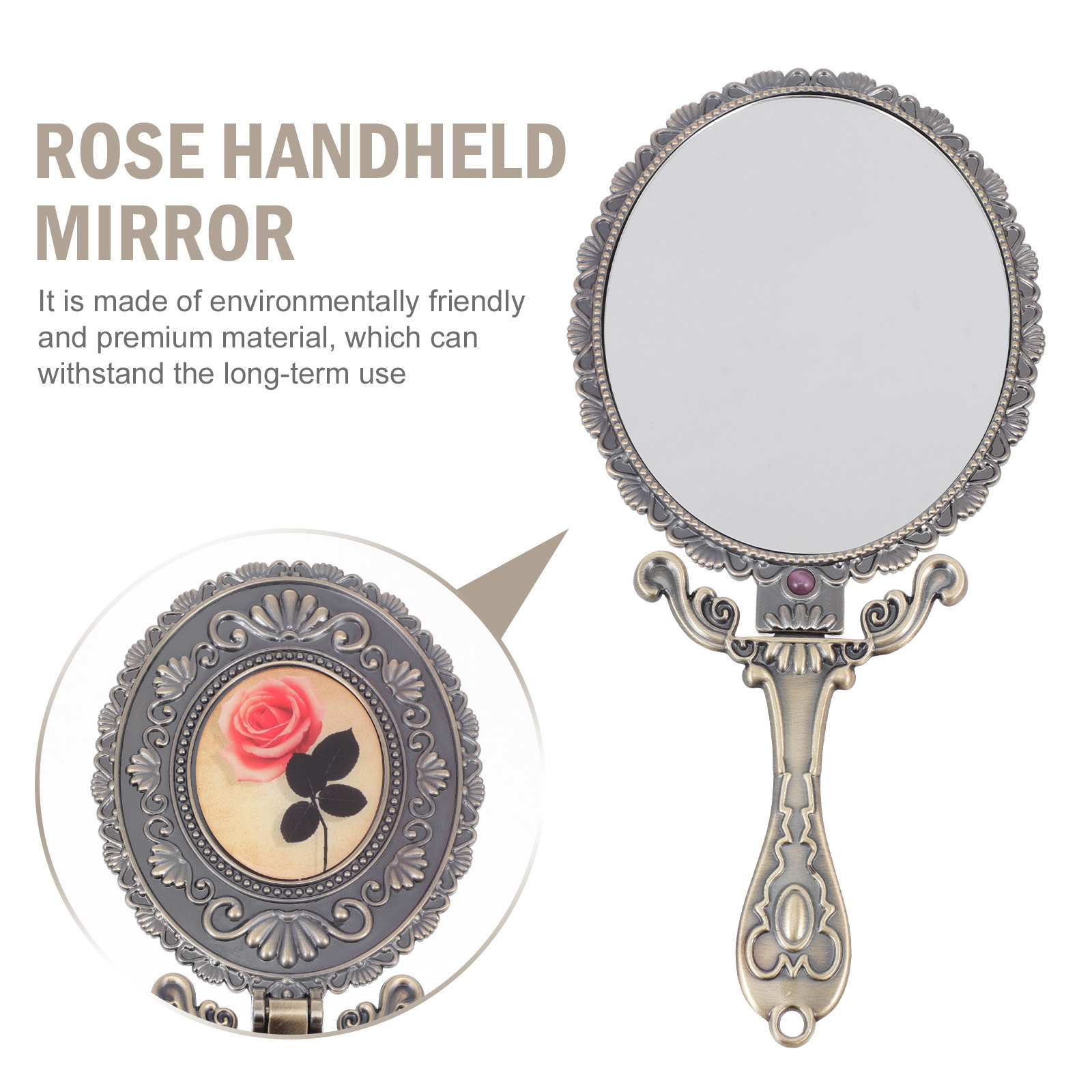 Espejo de Maquillaje de Mano c - Beauty Rose Makeup reseña y precio