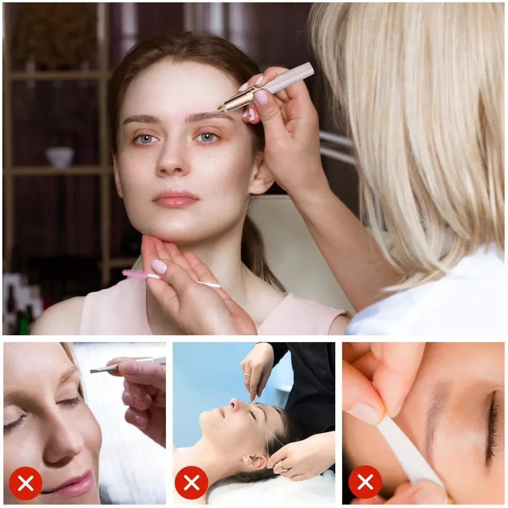 Recortador de cejas eléctrico  - Eyebrow Pomade Pencil reseña y precio