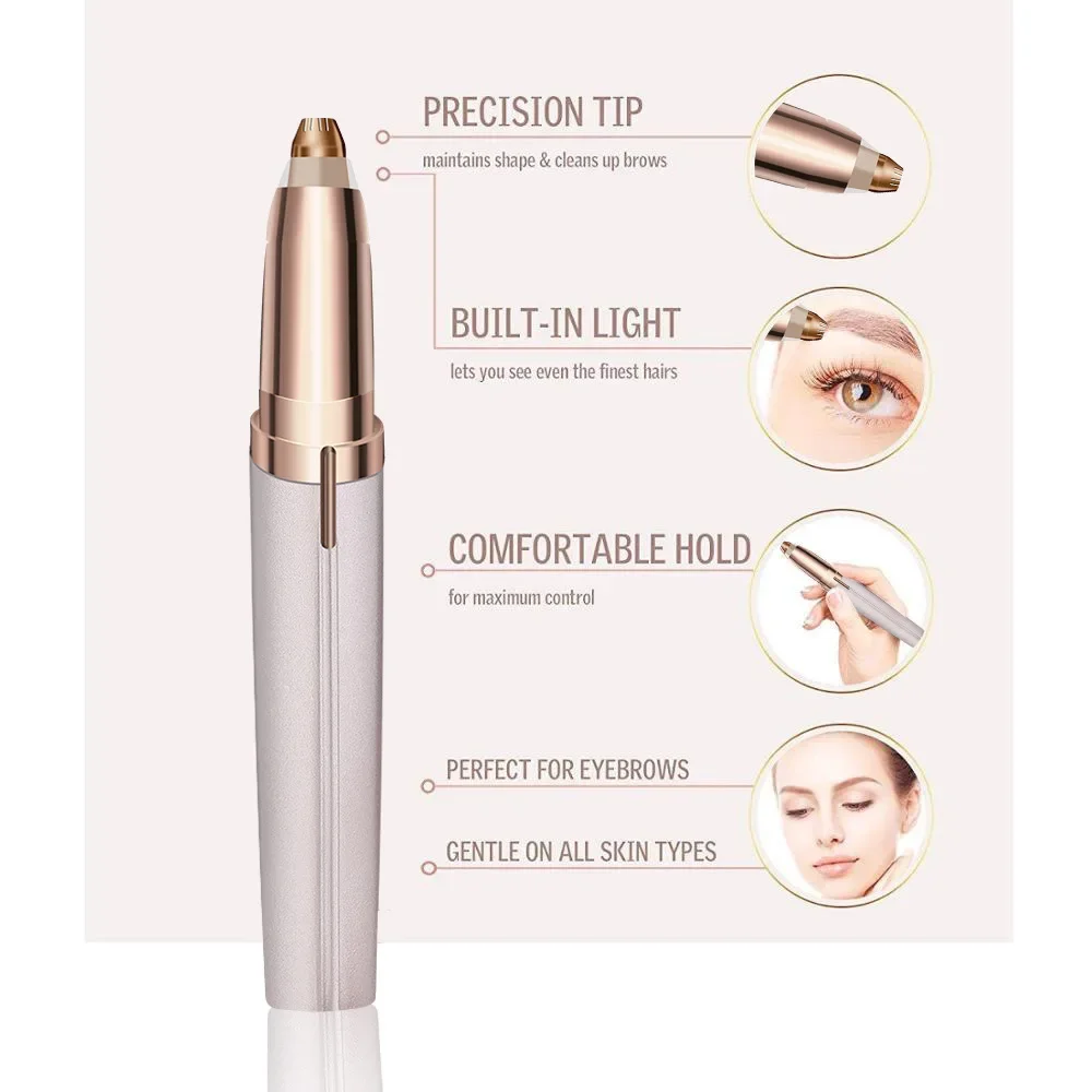 Recortador de cejas eléctrico  - Eyebrow Pomade Pencil reseña y precio