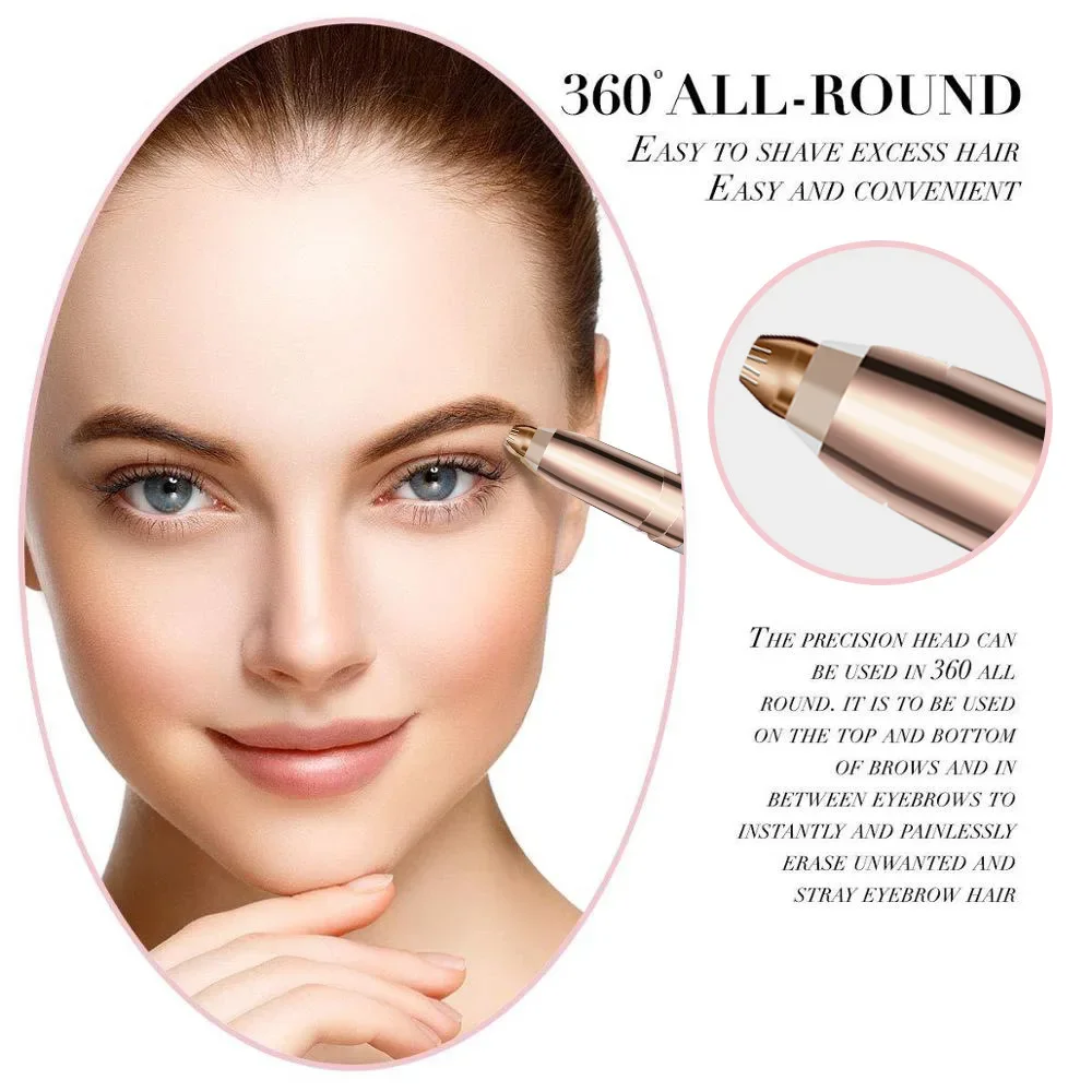 Recortador de cejas eléctrico  - Eyebrow Pomade Pencil reseña y precio