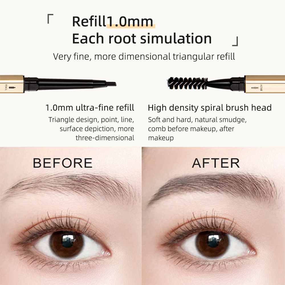 Lápiz de cejas de 5 colores, m - Eyebrow Pomade Pencil reseña y precio
