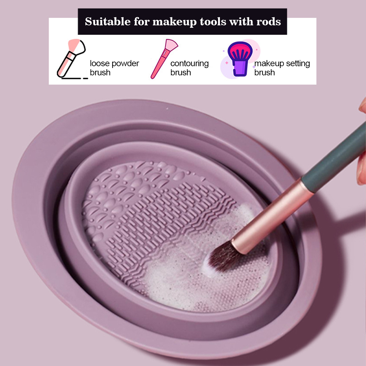Tazón de Silicona para Limpiar - Beauty Makeup Korean reseña y precio
