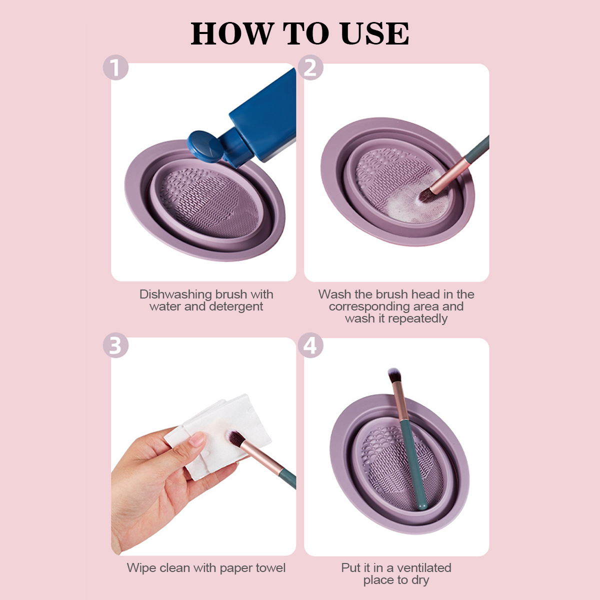 Tazón de Silicona para Limpiar - Beauty Makeup Korean reseña y precio