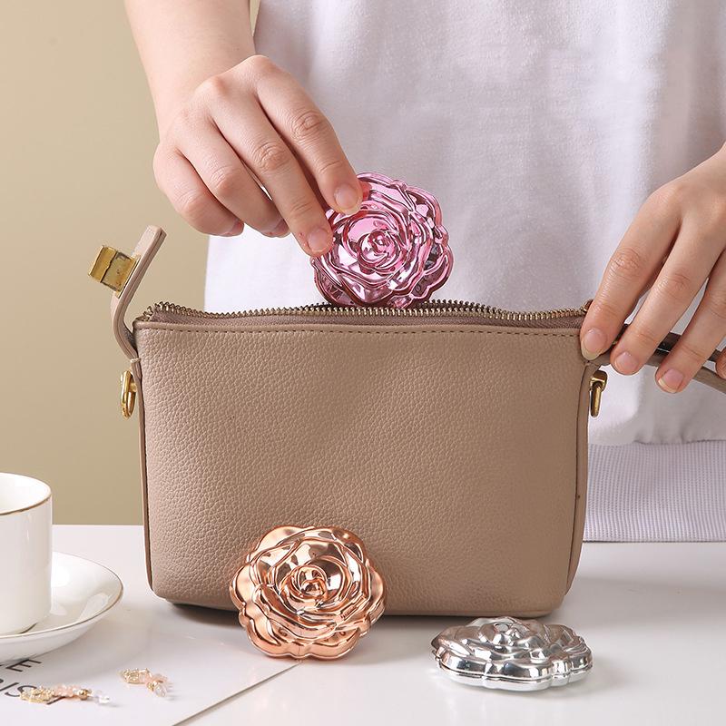 Mini espejo portátil Retro con - Beauty Rose Makeup reseña y precio