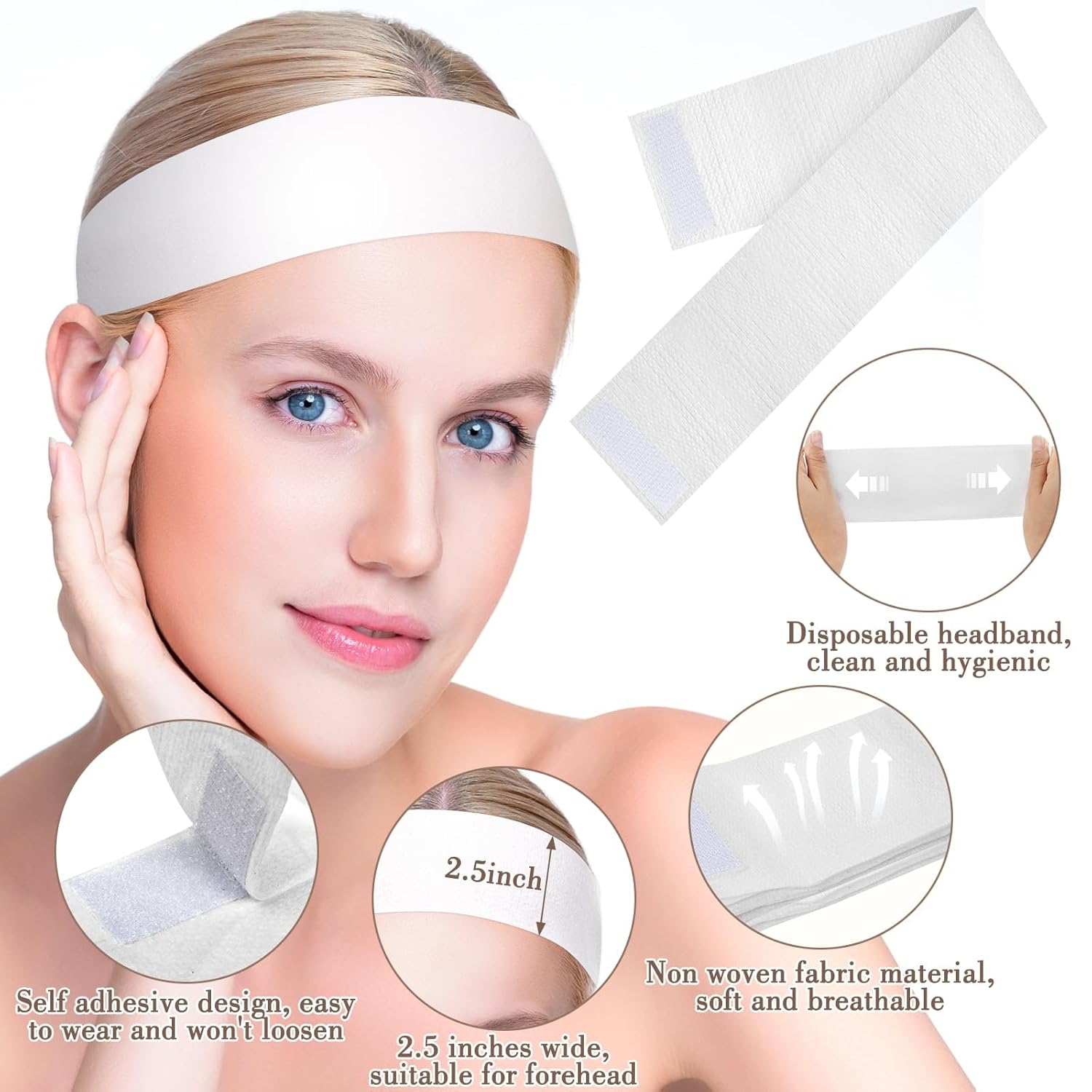 50/100/200PCS Diademas faciale - Woman Beauty Makeup reseña y precio