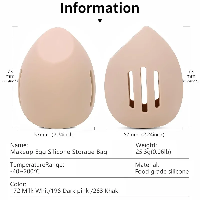 Caja de esponja de silicona tr - Cosmetic Sponge reseña y precio