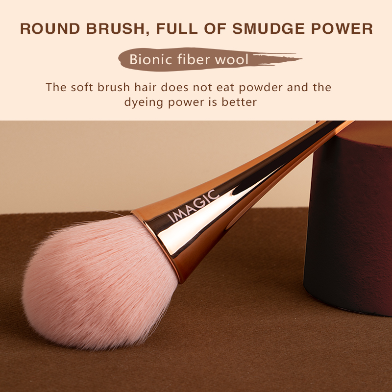 IMAGIC-brocha de colorete indi - Beauty Rose Makeup reseña y precio