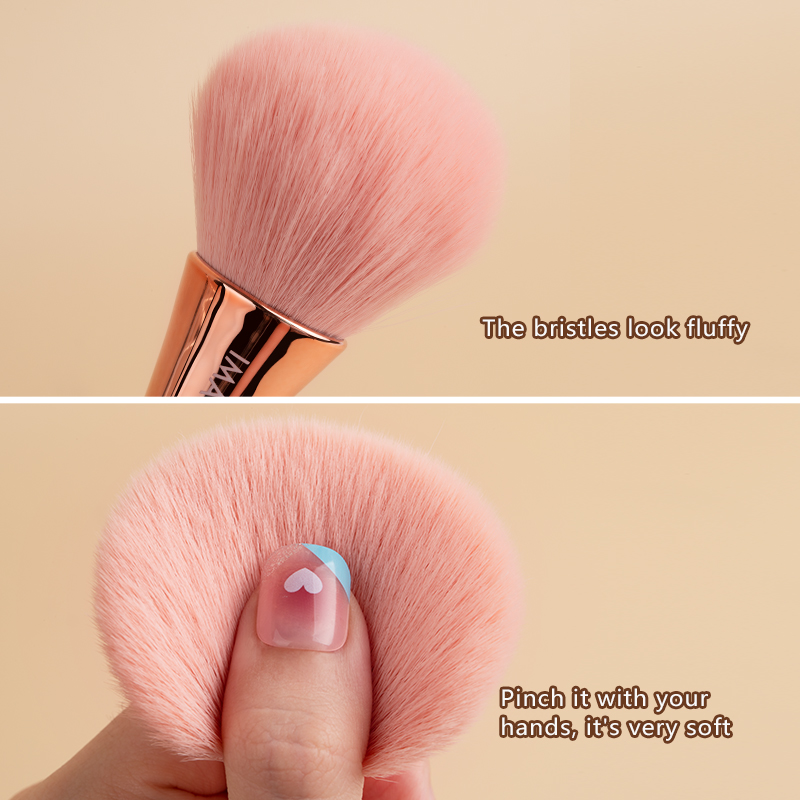 IMAGIC-brocha de colorete indi - Beauty Rose Makeup reseña y precio