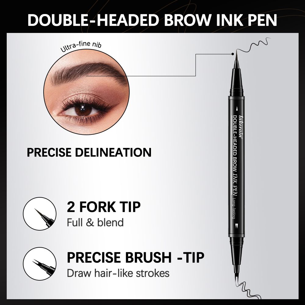 Lápiz de cejas de 2 tenedores, - Eyebrow Pomade Pencil reseña y precio