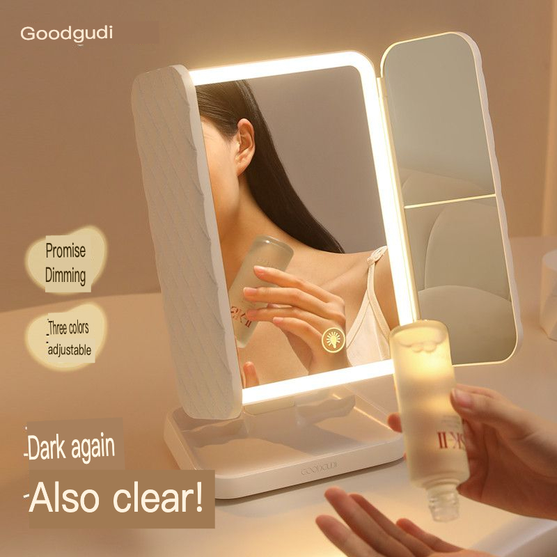 Gudi-espejo de maquillaje Led, - Beauty Makeup Definition reseña y precio
