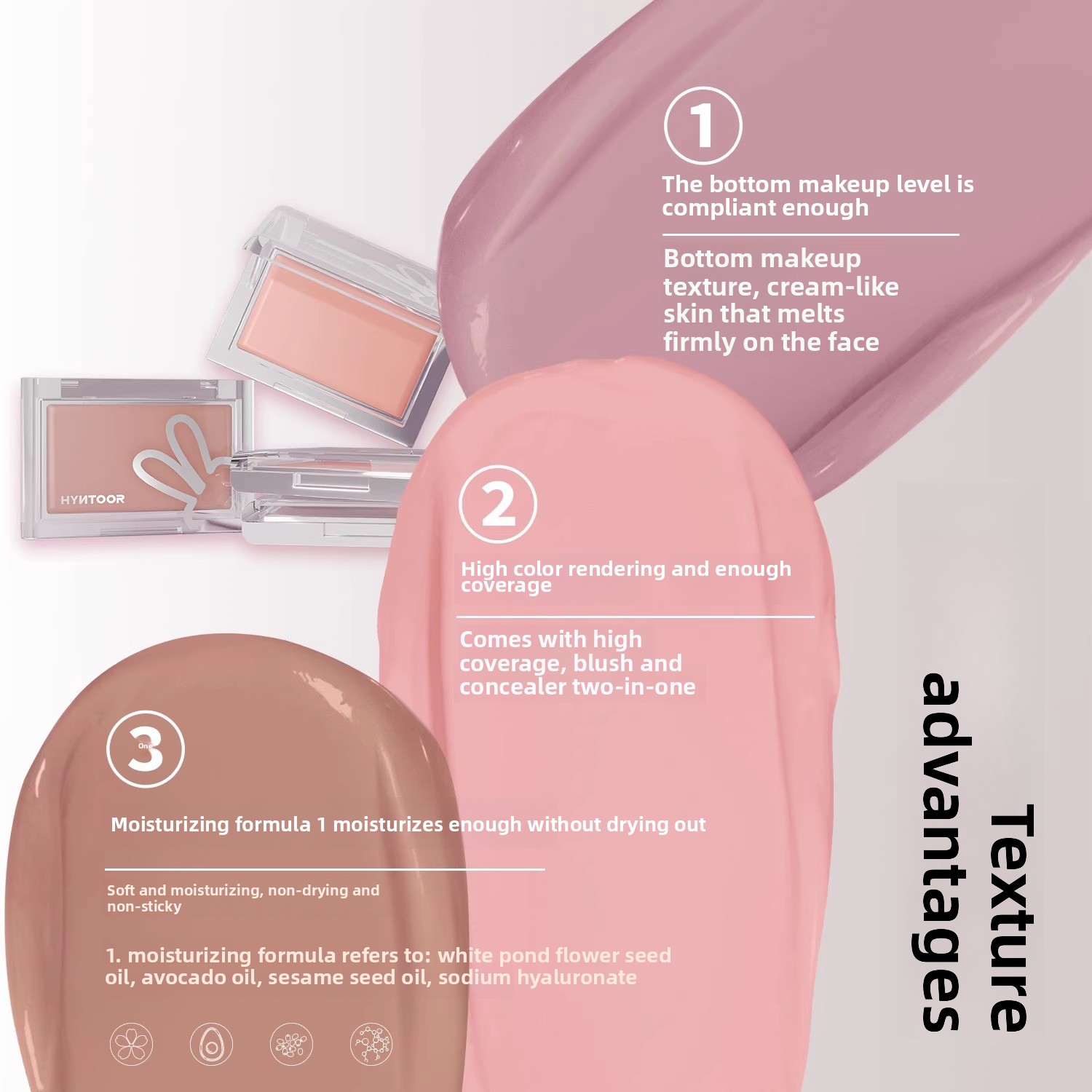 HYNTOOR Base Maquillaje Crema  - J Beauty Makeup reseña y precio