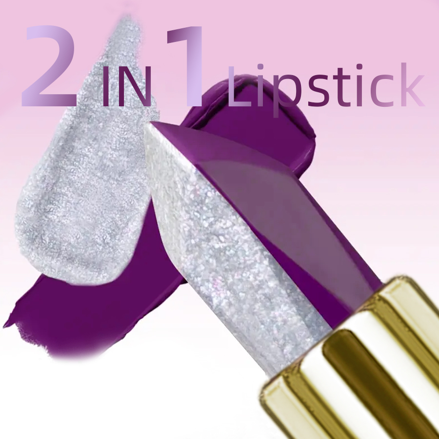 Lápiz labial de dos tonos con  - Beauty Rose Makeup reseña y precio