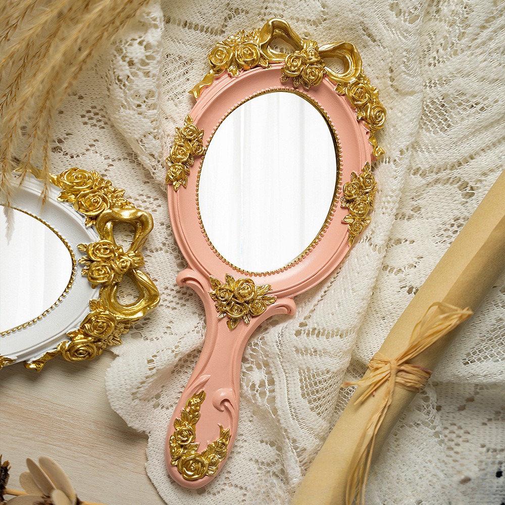 Espejo de mano Vintage, maquil - Beauty Rose Makeup reseña y precio