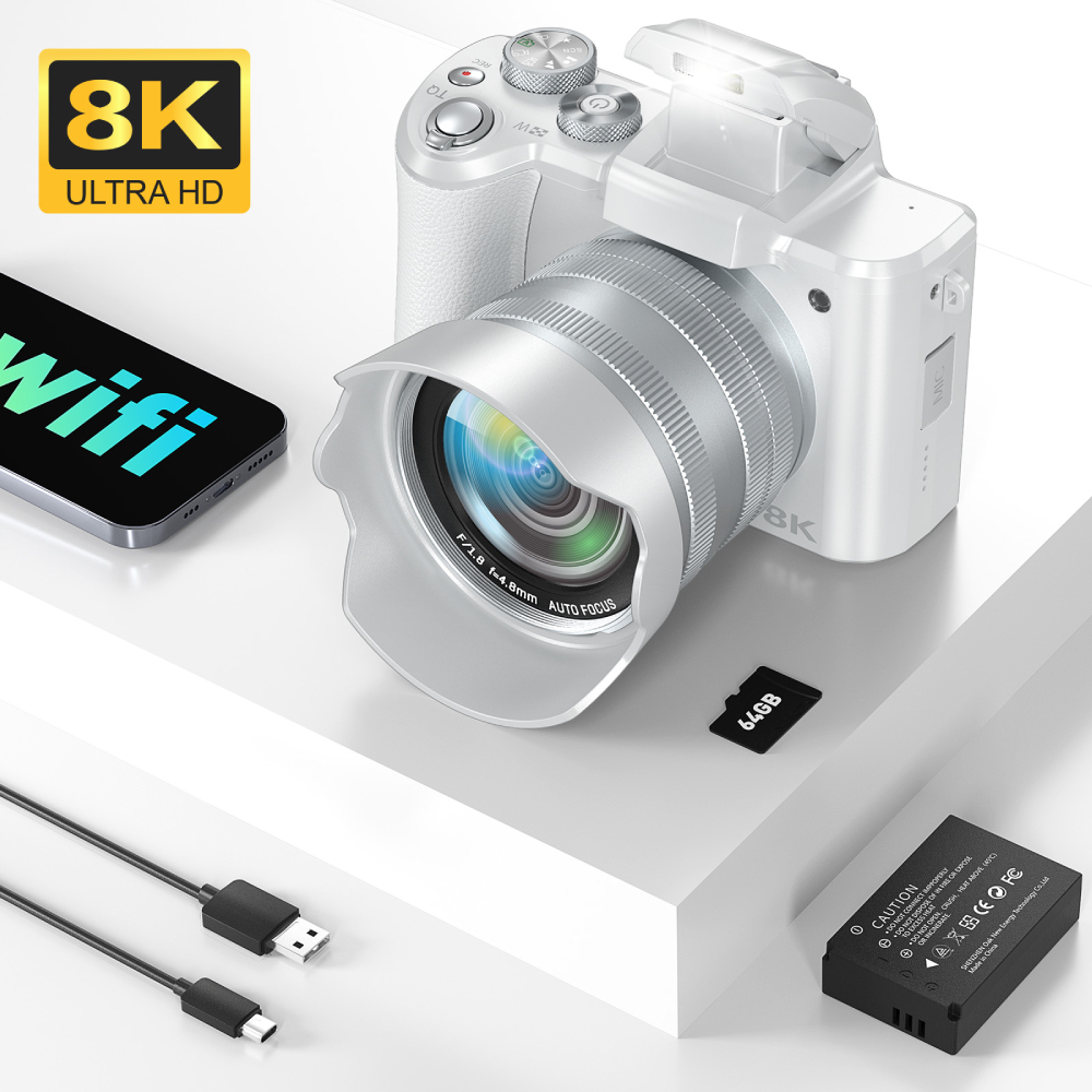Cámara digital 8K para fotogra - Beauty Makeup Korean reseña y precio