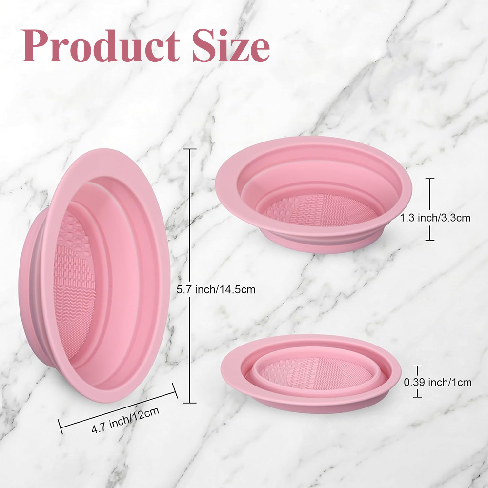 Tazón Plegable de Silicona par - Cosmetic Sponge reseña y precio