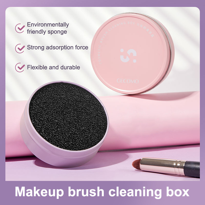 Caja de limpieza de brochas de - Cosmetic Sponge reseña y precio