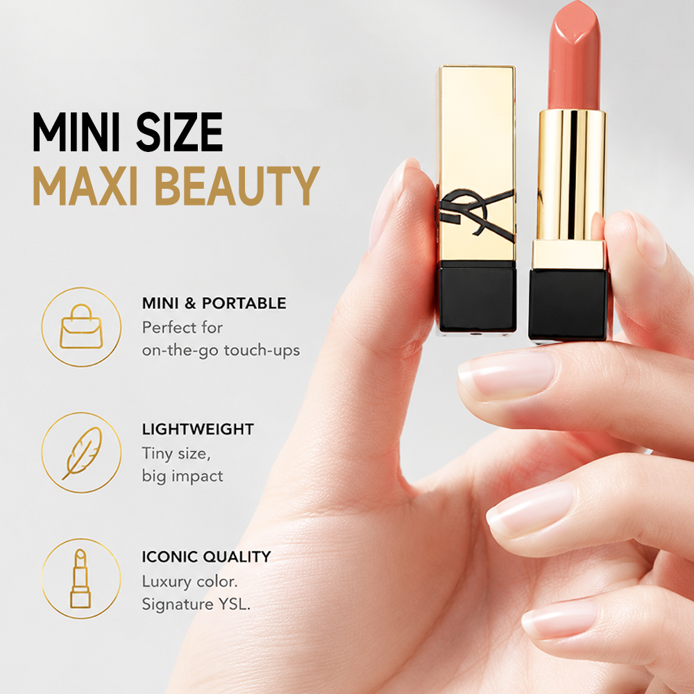 Lápiz Labial Satinado YSL Roug - Ysl Beauty Makeup reseña y precio