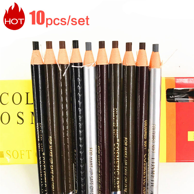 10 Uds lápiz de cejas tinte de - Eyebrow Pomade Pencil reseña y precio